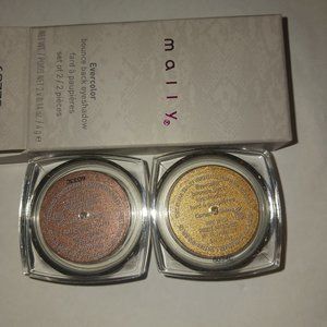 Mally Evercolor  Bounce Back Eyeshadow  Caramel Shine Sugary Plum Two .14 oz Ea.